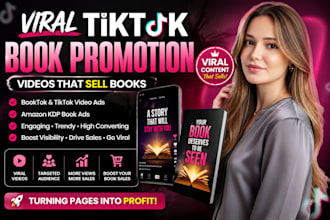 do viral tiktok book promotion booktok tik tok video ads and amazon kdp ads