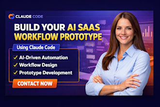 build your ai saas atomation workflow prototype using claude code