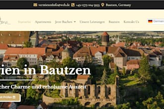 build basic website, startup website, small business website, company website