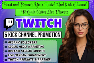 do organic twitch live viewers to hit twitch affiliate, partner twicth promotion