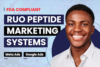 fix google, facebook, tiktok ads issues and peptide marketing for peptide brands