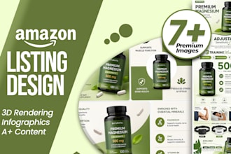 create 3d product renders and amazon listing images