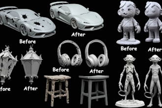 do stl file repair, modify stl file, fix stl, mesh repair, cad for 3d printing