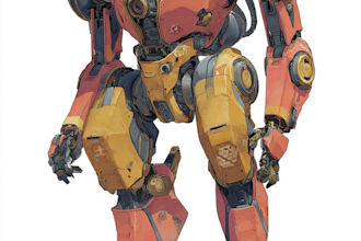 do complete mecha concept arts