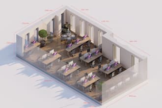do 3d modeling on sketchup and render with timely delivery