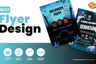 design an audience engaging flyer, postcard, door hanger