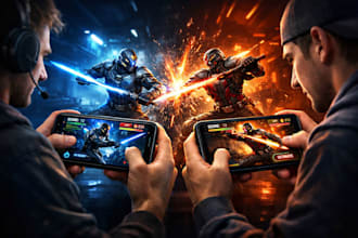 develop multiplayer mobile game in unity for android ios