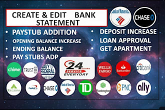 bank statement bank statement for business loan