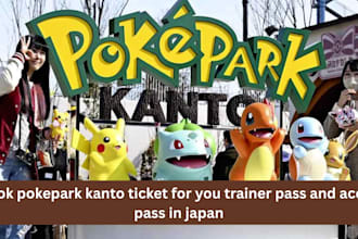 book pokepark kanto ticket for you trainer pass and ace trainer pass ticket