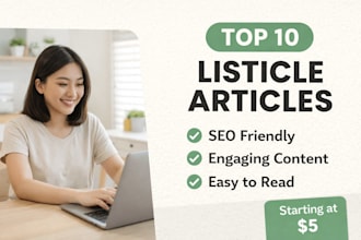 write engaging lifestyle listicle articles
