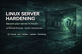 secure and harden your linux server ssh firewall fail2ban