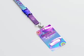 design id cards, lanyards and wristbands
