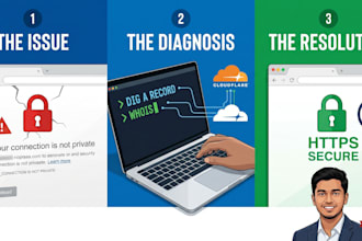 fix dns errors, SSL certificate warnings, and domain issues