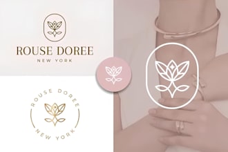 design clean, minimalist, feminine, beauty, fashion, skincare, or boutique logo