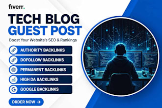 build tech link building with high da tech guest post backlinks