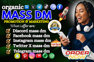 do instagram mass dm, discord mass dm, telegram mass dm for targeted outreach