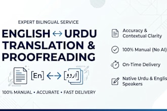 do human urdu translation with same day delivery