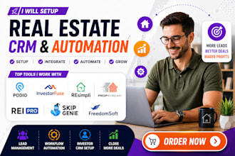 setup podio investorfuse resimpli propstream reipro skip genie freedomsoft