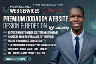 design godaddy website redesign godaddy website on godaddy website builder