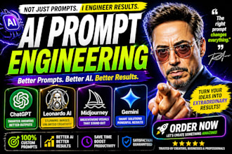 create powerful ai prompts for chatgpt, midjourney, leonardo ai and gemini