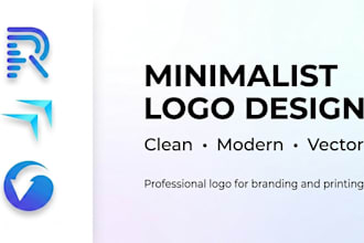 design a clean minimalist vector logo