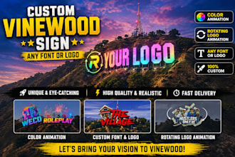 create a custom vinewood sign for your fivem server