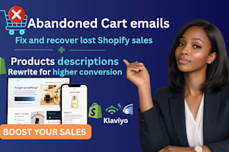 set up abandoned cart emails that recover lost shopify sales