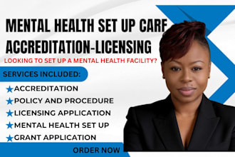 write mental health policy and procedure manual for compliance and licensing