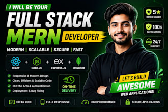 develop react node js full stack web app