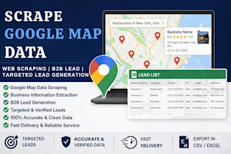 do google map scraping  lead generation web scraping data scraping