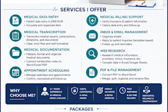provide medical billing support for healthcare providers