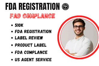 do fda registration compliance 510k submission  US agent import fda label review