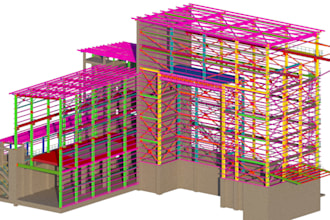 provide complete tekla steel structure