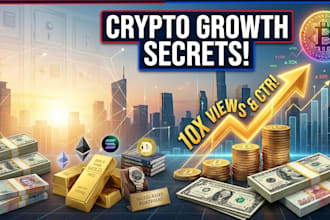 design viral youtube thumbnails for business and finance