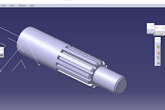 create 3d cad models and engineering drawings using catia