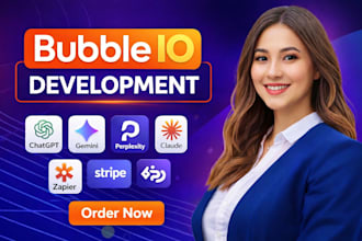 build bubble io website, develop bubble mvp app, bubble saas developer