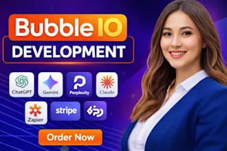 build bubble io website, develop bubble mvp app, bubble saas developer