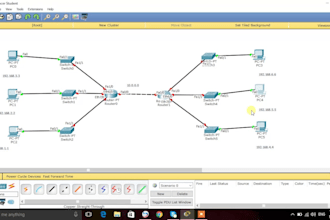 design a cisco network with packet tracer