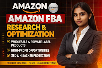 do amazon fba wholesale product research profitable pl seo optimization hijacker