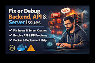 fix or debug your backend, API, or server issues