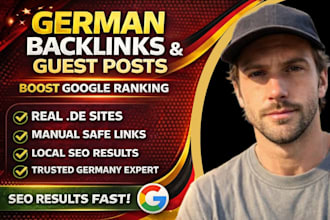 build high quality manual germany local SEO backlink germany guest post