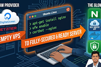 setup ubuntu vps and install required applications on linux