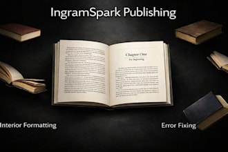 do ingramspark book publishing, formatting, and professional upload