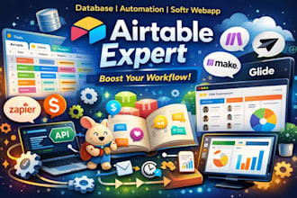 setup airtable database write airtable formulars as  airtable exper sofr webapp