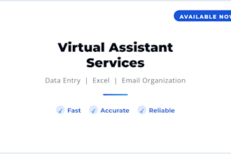 do data entry, excel cleanup, healthcare data organization