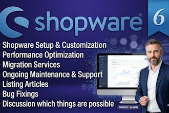 design shopware developer shopware 6 ecommerce landing page shopware migration