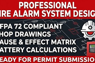 design professional fire alarm shop drawings and nfpa compliance plans