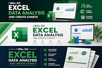 do excel data analysis and create charts