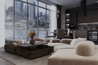 create photorealistic interior 3d render