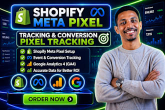 shopify meta pixel, tracking pixel, conversation pixel tracking, google analytic